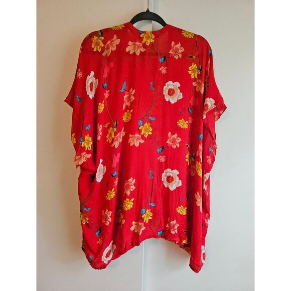 Vibrant Floral Kimono Top by Loft - Size XS/S - Picture 2 of 3